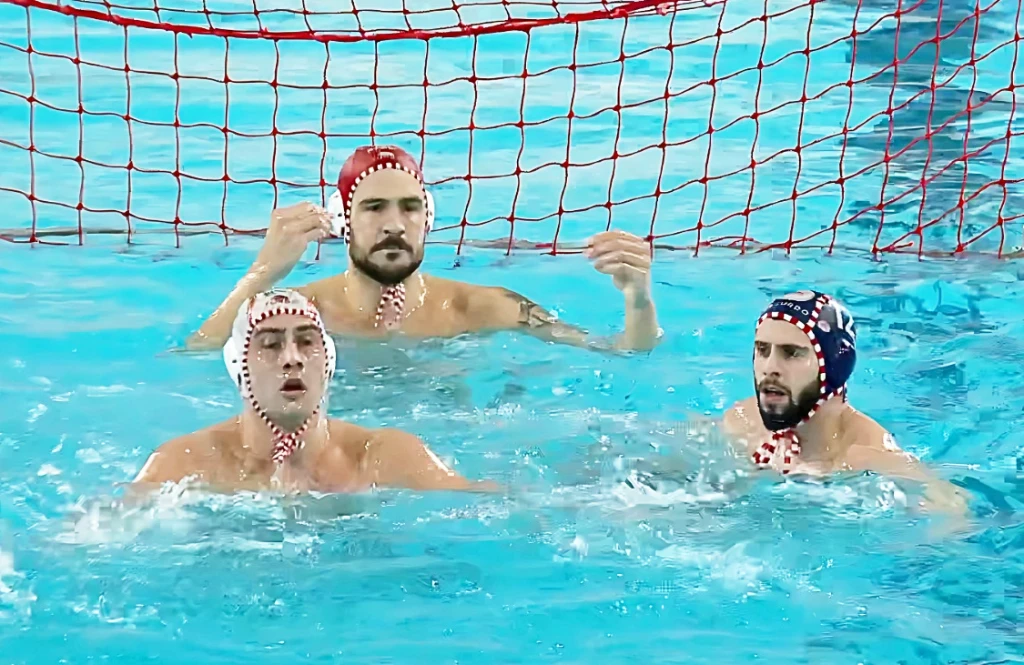 water polo closeup